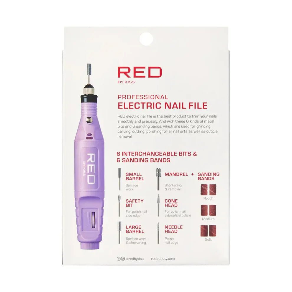 Red by Kiss – Electric Nail File - Beauty Exchange Beauty Supply