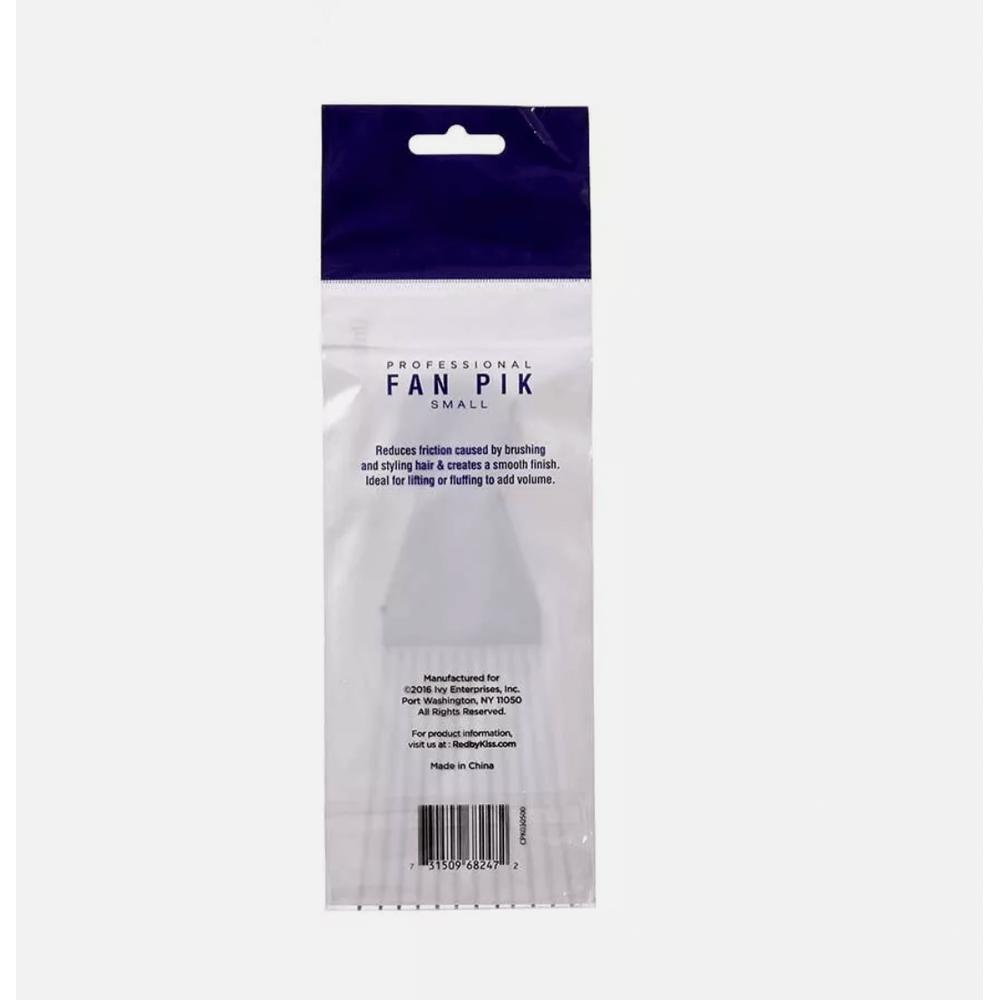 Red by Kiss Fan Pik Comb ā CPK03 | Volumizing Pik for Afro, Coily & Curly Hair | Fluff, Shape & Stretch Without Breakage - Beauty Exchange Beauty Supply