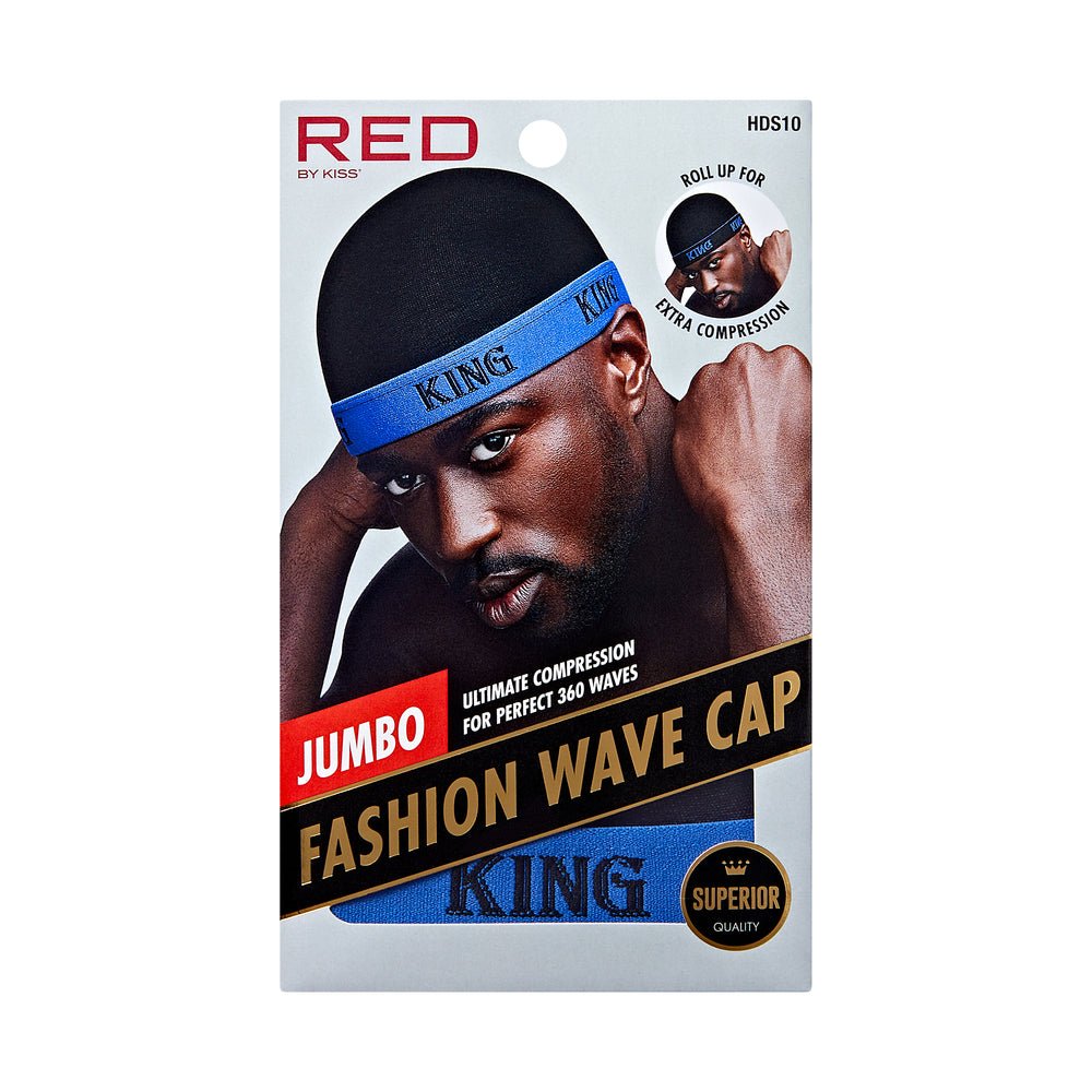 Red by Kiss Fashion Wave Cap Regular – 360 Waves & Hair Protection | Multiple Variants HDS 05 to HDS 14 - Beauty Exchange Beauty Supply
