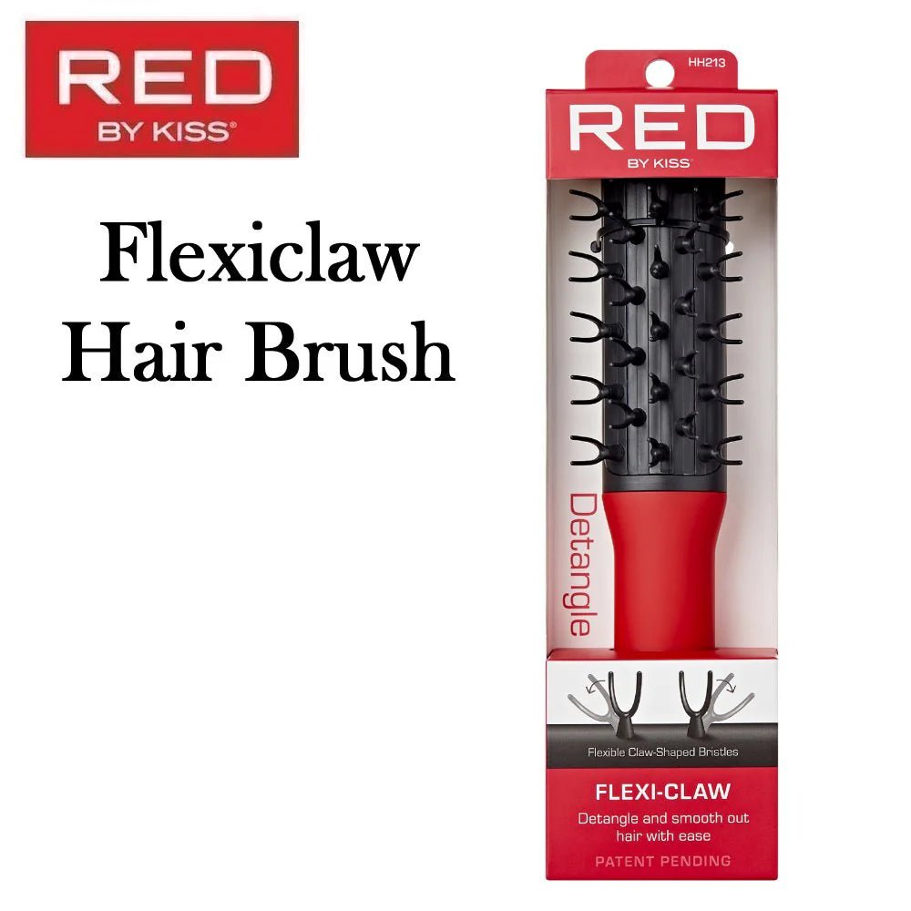Red by Kiss Flexi Claw Brush HH213 – Flexible Detangling with Scalp Comfort | Size: Full - Length Flex Brush - Beauty Exchange Beauty Supply