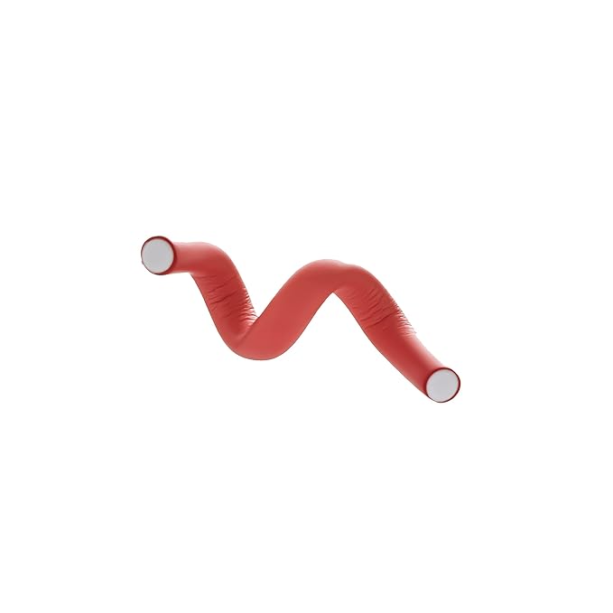 Red by Kiss Flexi Rods – 10" Length, 5/8" Diameter | 6PCS Value Pack for Full, Bouncy Curls - Beauty Exchange Beauty Supply
