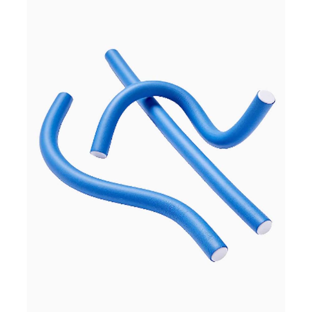 Red by Kiss Flexi Rods ā 10" Length, 9/16" Diameter | 6PCS Value Pack for Smooth, Medium Curls - Beauty Exchange Beauty Supply