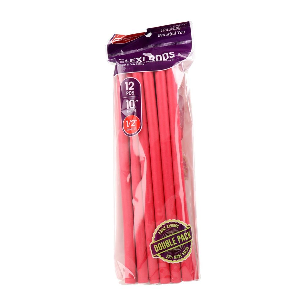 Red by Kiss Flexi Rods – 7" Length, 5/8" Diameter | 12PCS Value Pack for Heat - Free Curls & Waves (Copy) - Beauty Exchange Beauty Supply