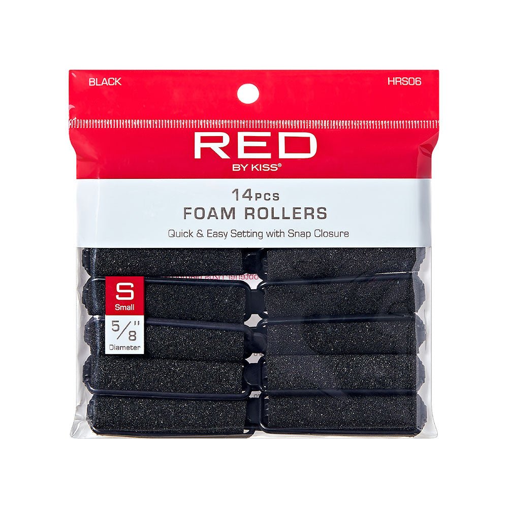 Red by Kiss Foam Rollers | HRS06–HRS10 | Soft, Comfortable, Heat - Free Curling Rollers - Beauty Exchange Beauty Supply
