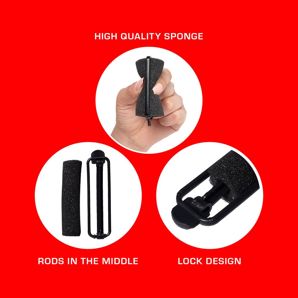 Red by Kiss Foam Rollers | HRS06–HRS10 | Soft, Comfortable, Heat - Free Curling Rollers - Beauty Exchange Beauty Supply