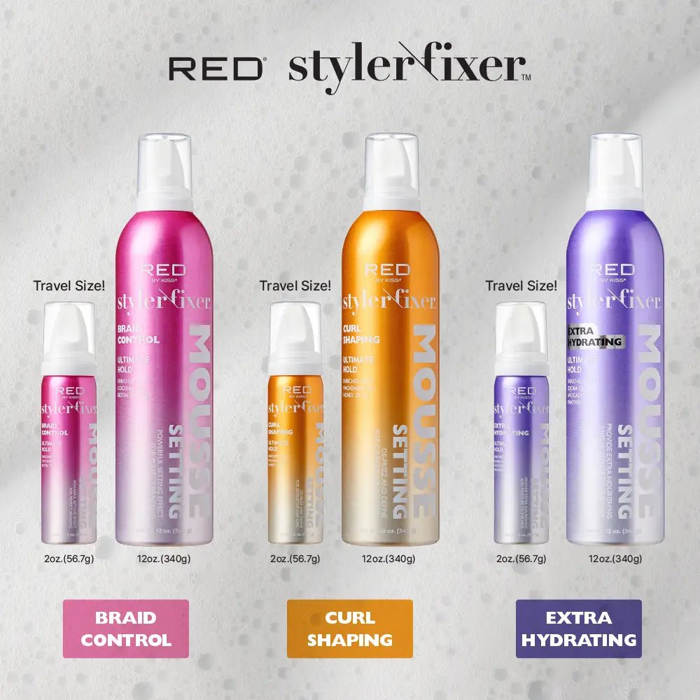Red by Kiss Frizz Control Setting Mousse - Beauty Exchange Beauty Supply