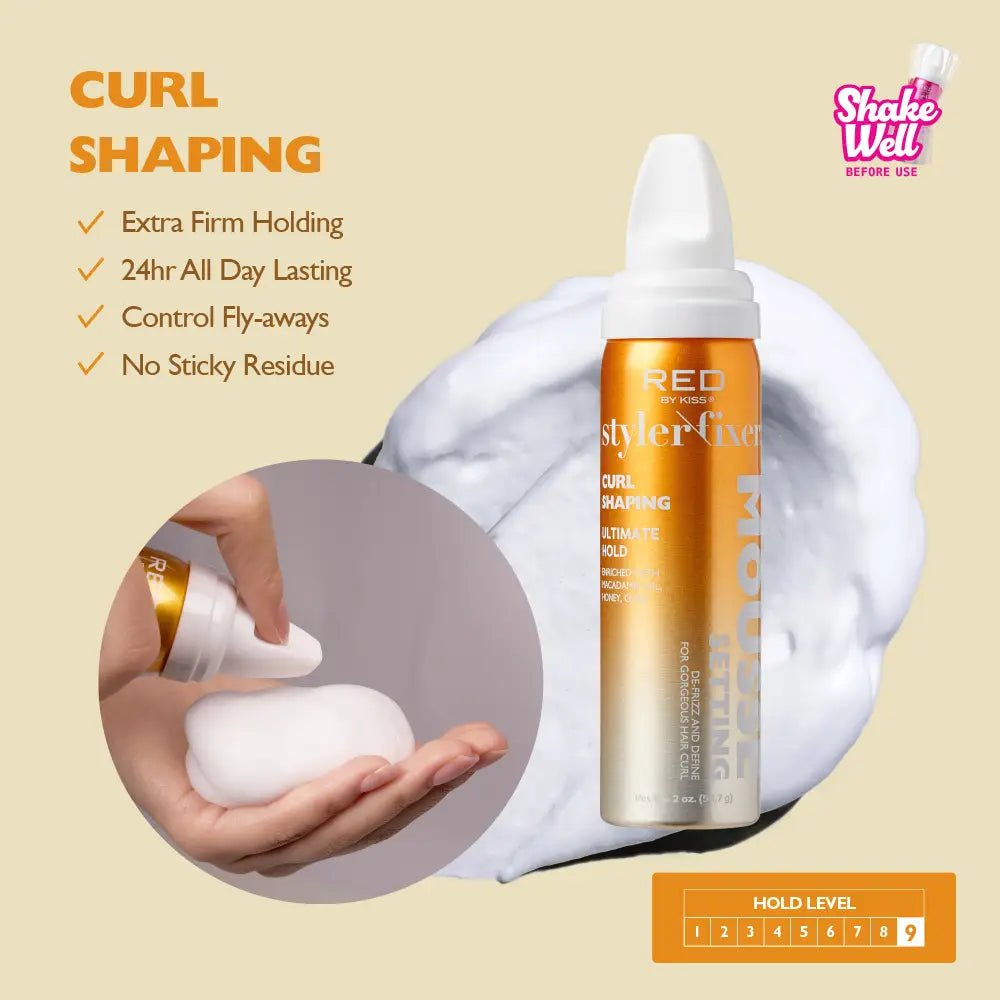 Red by Kiss Frizz Control Setting Mousse - Beauty Exchange Beauty Supply