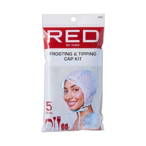 Red by Kiss Frosting & Tipping Cap Kit – Easy Highlights at Home | CK02 & CK03 | One Size - Beauty Exchange Beauty Supply