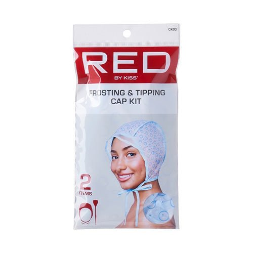 Red by Kiss Frosting & Tipping Cap Kit – Easy Highlights at Home | CK02 & CK03 | One Size - Beauty Exchange Beauty Supply