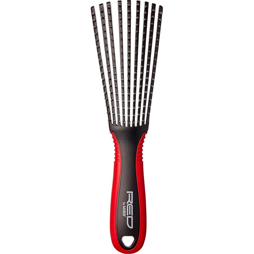 Red by Kiss Glide & Define Brush HH62 – Gentle Detangling & Curl Defining Tool | Size: Compact Detangler - Beauty Exchange Beauty Supply