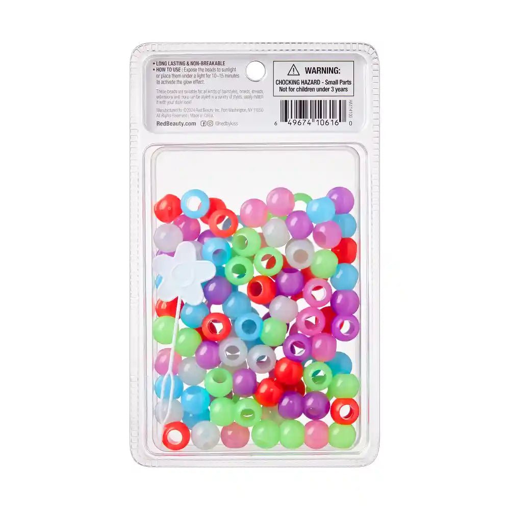 Red by Kiss Glow - in - the - Dark Bonnet โ X - Large | Extra Roomy, Soft & Stylish Night Protection - Beauty Exchange Beauty Supply