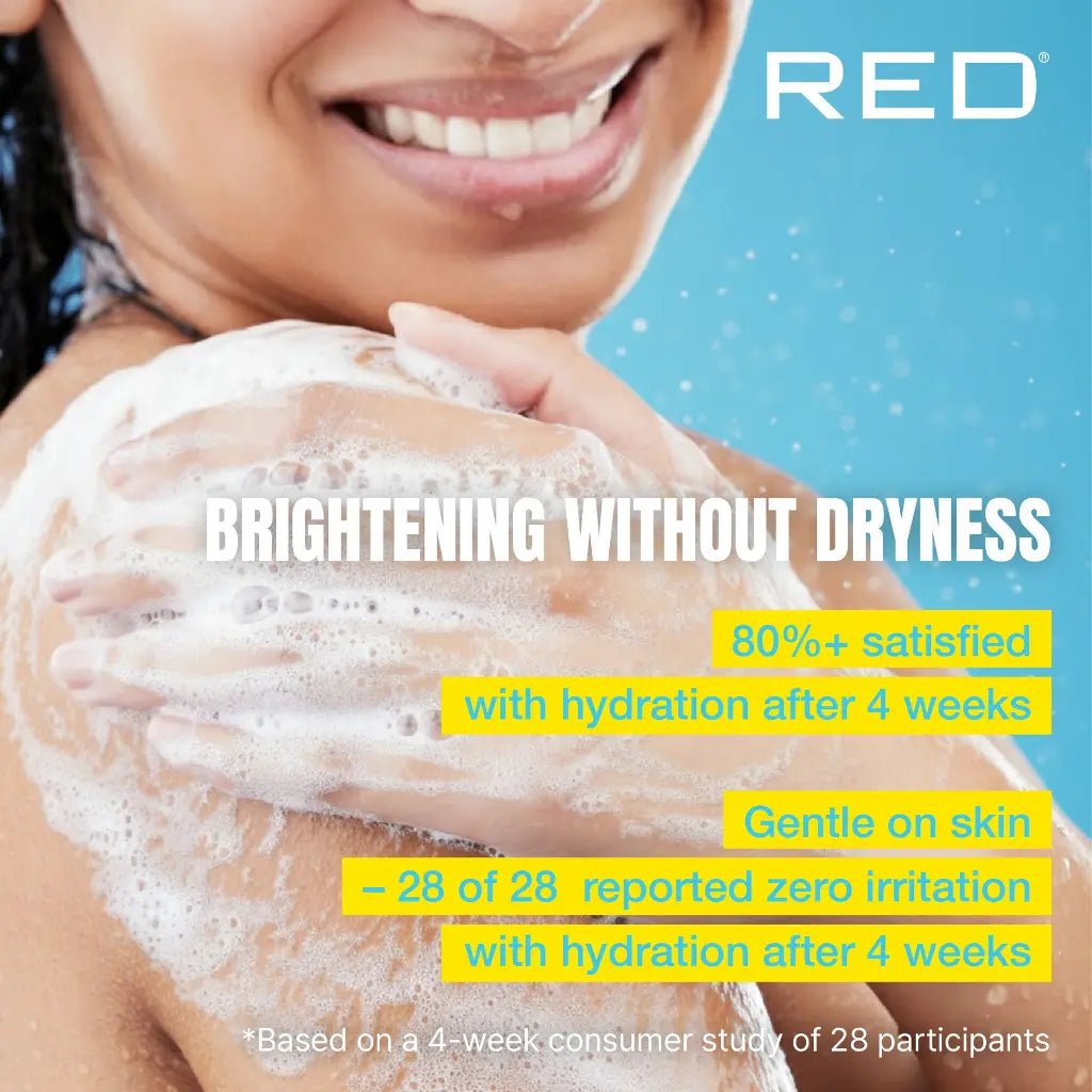 Red By Kiss Glow Up Body Wash Kojic Acid Vitamin C & Niacinamide - Beauty Exchange Beauty Supply