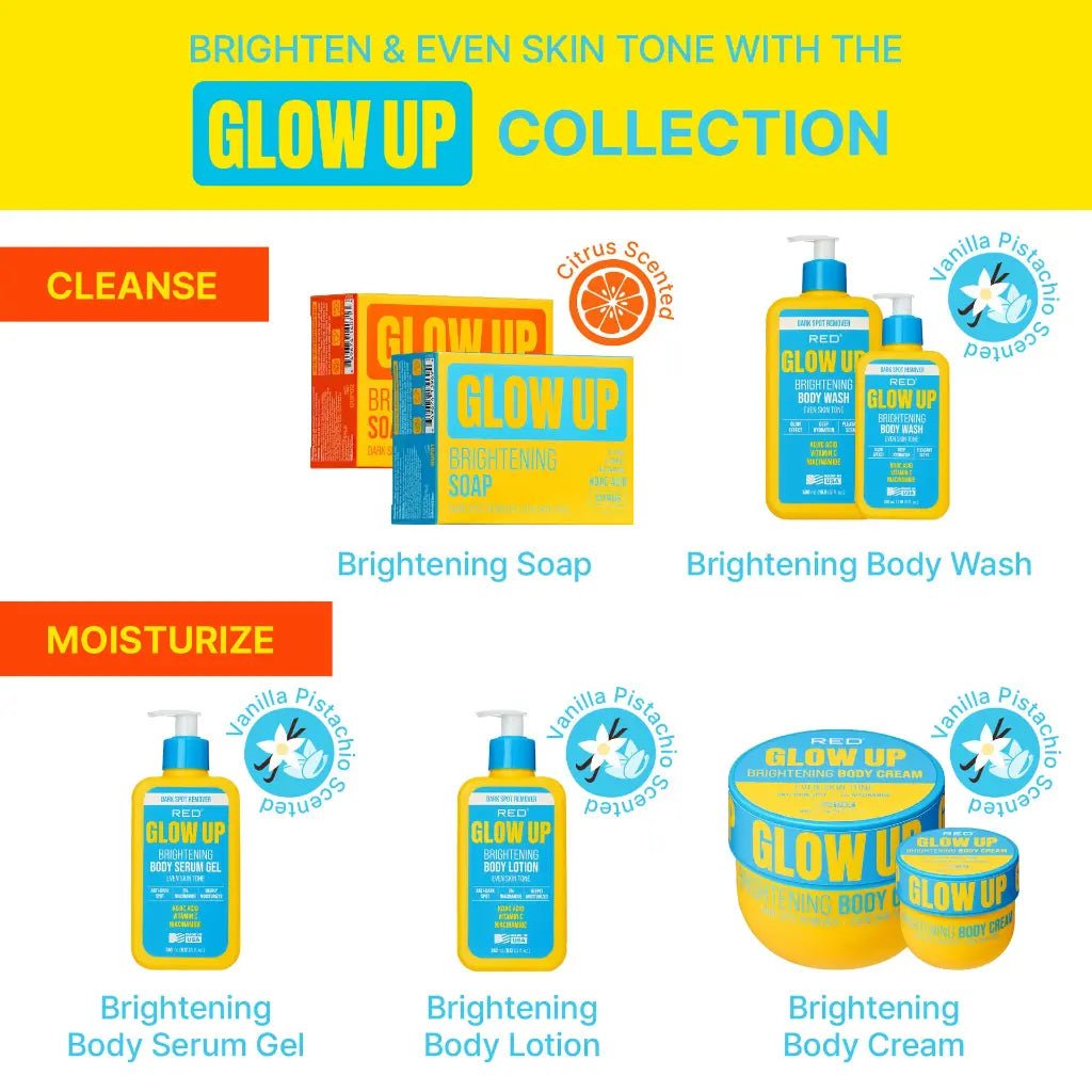 Red By Kiss Glow Up Body Wash Kojic Acid Vitamin C & Niacinamide - Beauty Exchange Beauty Supply