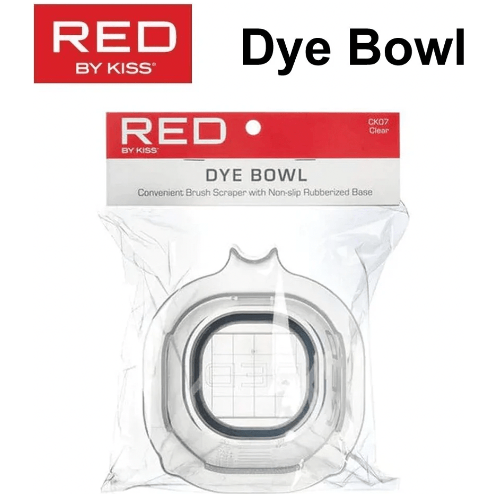 Red by Kiss Hair Dye Bowl CK07 – Durable, Easy - Clean Mixing Bowl | Ideal for Hair Color & Treatments - Beauty Exchange Beauty Supply