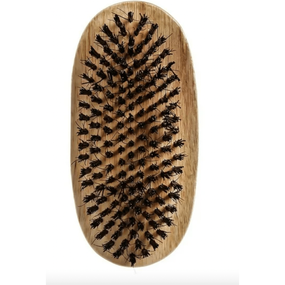 Red by Kiss Hard Palm Boar Brush BOR04 – Firm Bristles for Deep Wave Control & Precision Styling (Hard, Palm - Sized) - Beauty Exchange Beauty Supply
