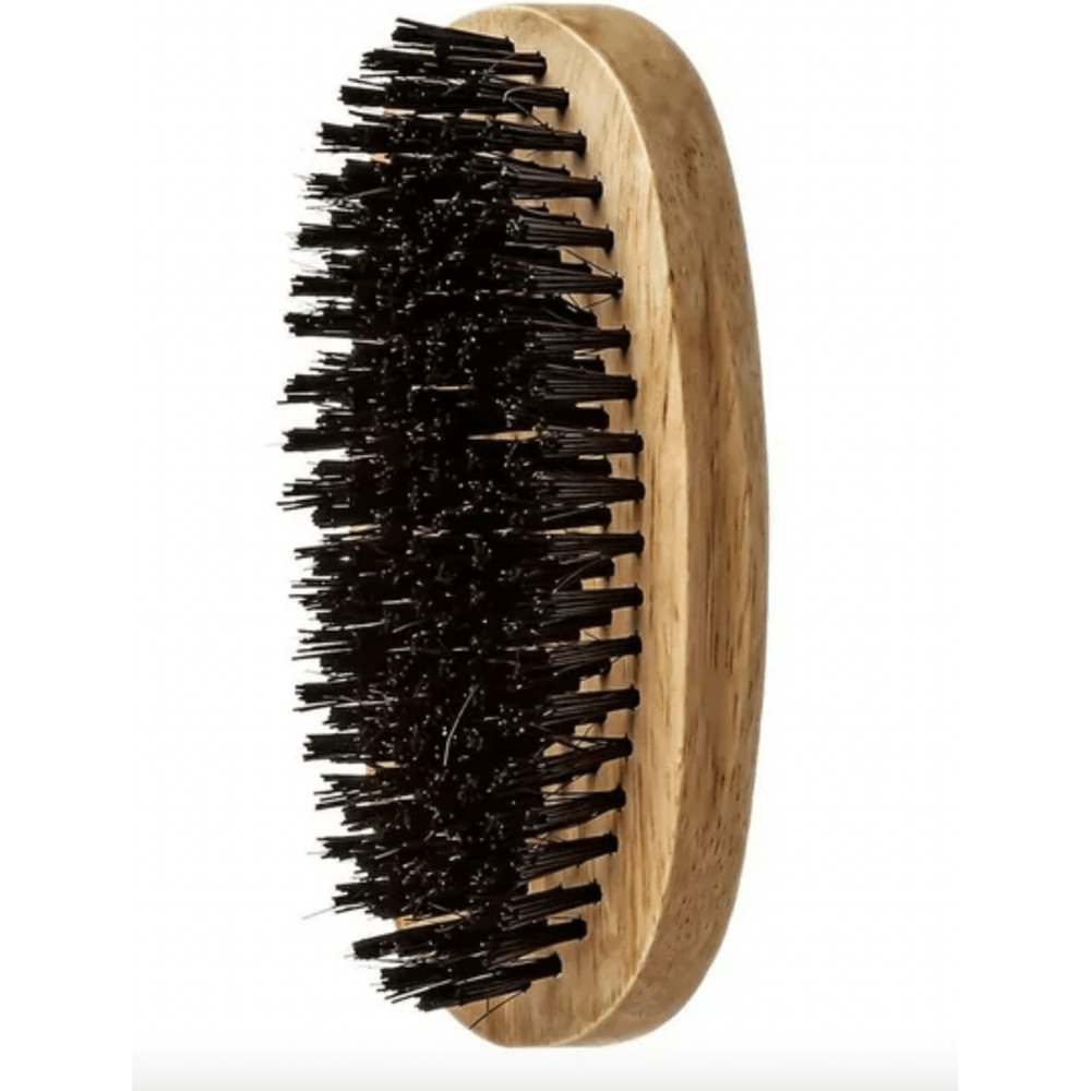 Red by Kiss Hard Palm Boar Brush BOR04 – Firm Bristles for Deep Wave Control & Precision Styling (Hard, Palm - Sized) - Beauty Exchange Beauty Supply