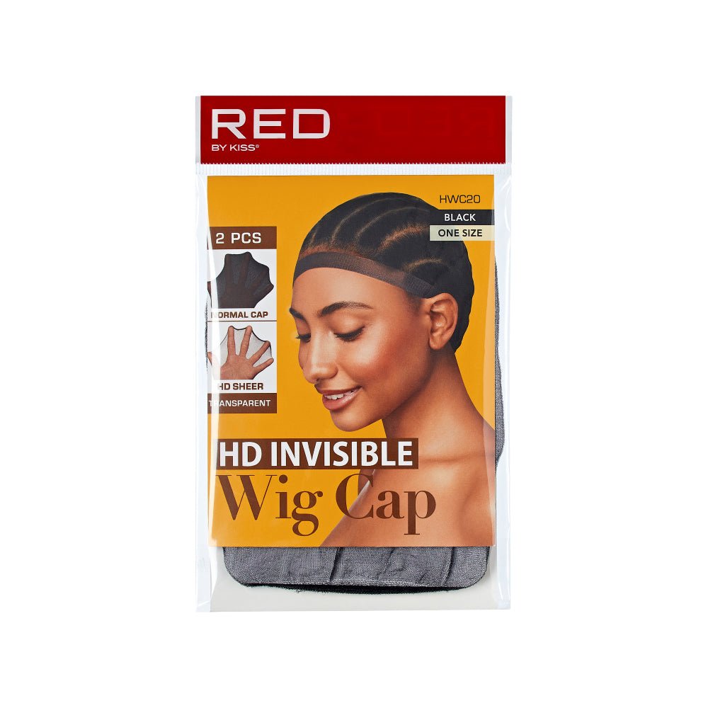Red by Kiss HD Invisible Wig Cap | Seamless, Comfortable Fit | Black, Dark Brown & Dark Beige Variants - Beauty Exchange Beauty Supply