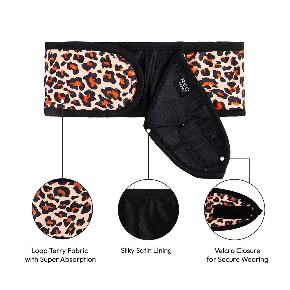 Red by Kiss Hook and Loop Fastener Spa Headband - Beauty Exchange Beauty Supply