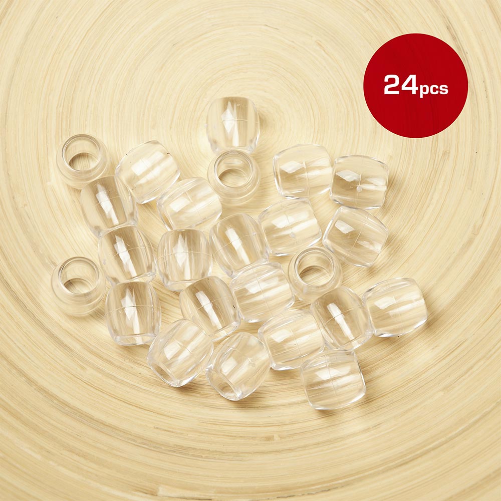 Red by Kiss Jumbo Hair Beads 24pcs - Beauty Exchange Beauty Supply