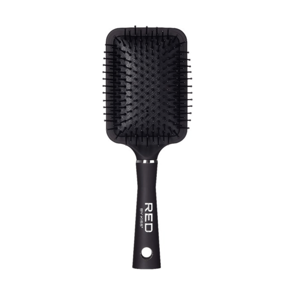 Red by Kiss Jumbo Paddle Brush HH16 – Large Cushion for Effortless Detangling & Smoothing (Wide - Head, Professional Design) - Beauty Exchange Beauty Supply