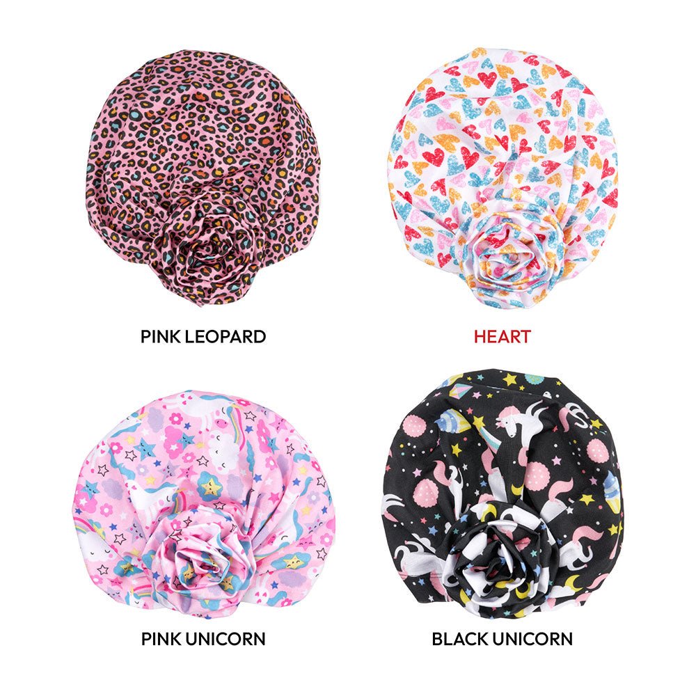 Red by Kiss Kids Pre - Tied Top Knot Turban – Stylish, Slip - On Headwrap for Kids | HJ51–HJ53 - Beauty Exchange Beauty Supply