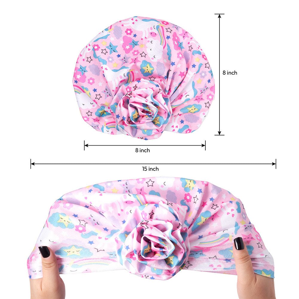 Red by Kiss Kids Pre - Tied Top Knot Turban – Stylish, Slip - On Headwrap for Kids | HJ51–HJ53 - Beauty Exchange Beauty Supply