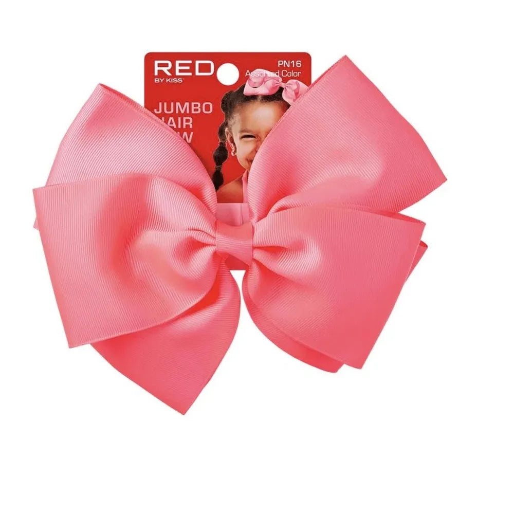 Red by Kiss Kids Ribbon Metal Clip - 1pcs - Beauty Exchange Beauty Supply
