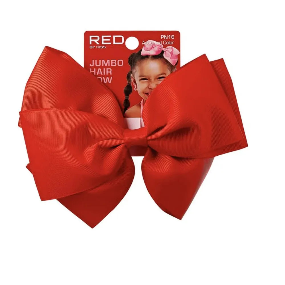 Red by Kiss Kids Ribbon Metal Clip - 1pcs - Beauty Exchange Beauty Supply