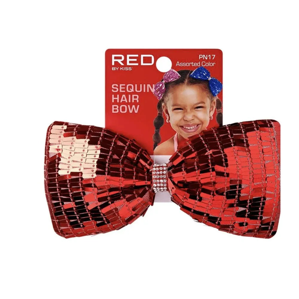 Red by Kiss Kids Ribbon Metal Clip - 1pcs - Beauty Exchange Beauty Supply