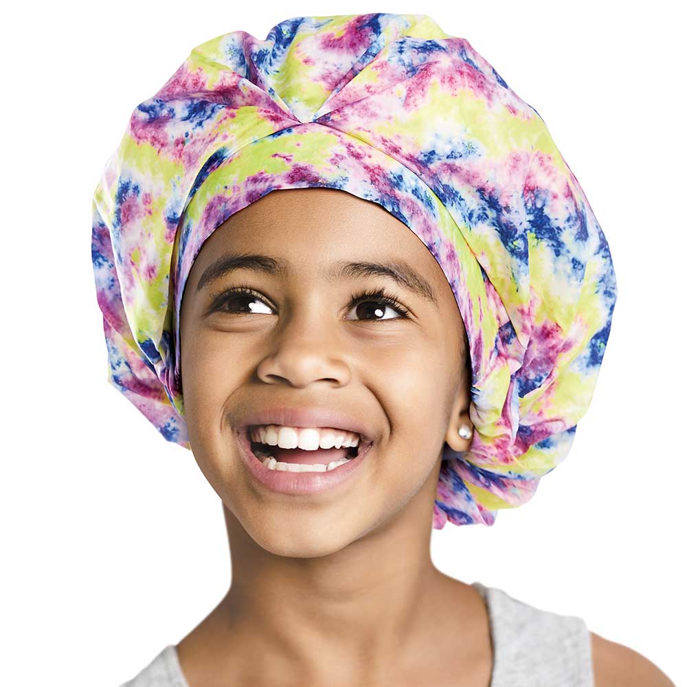 Red by Kiss Kids Soft Vinyl Shower Cap – Leak - Proof & Stylish Bath Time Protection | HJ22–HJ23 - Beauty Exchange Beauty Supply