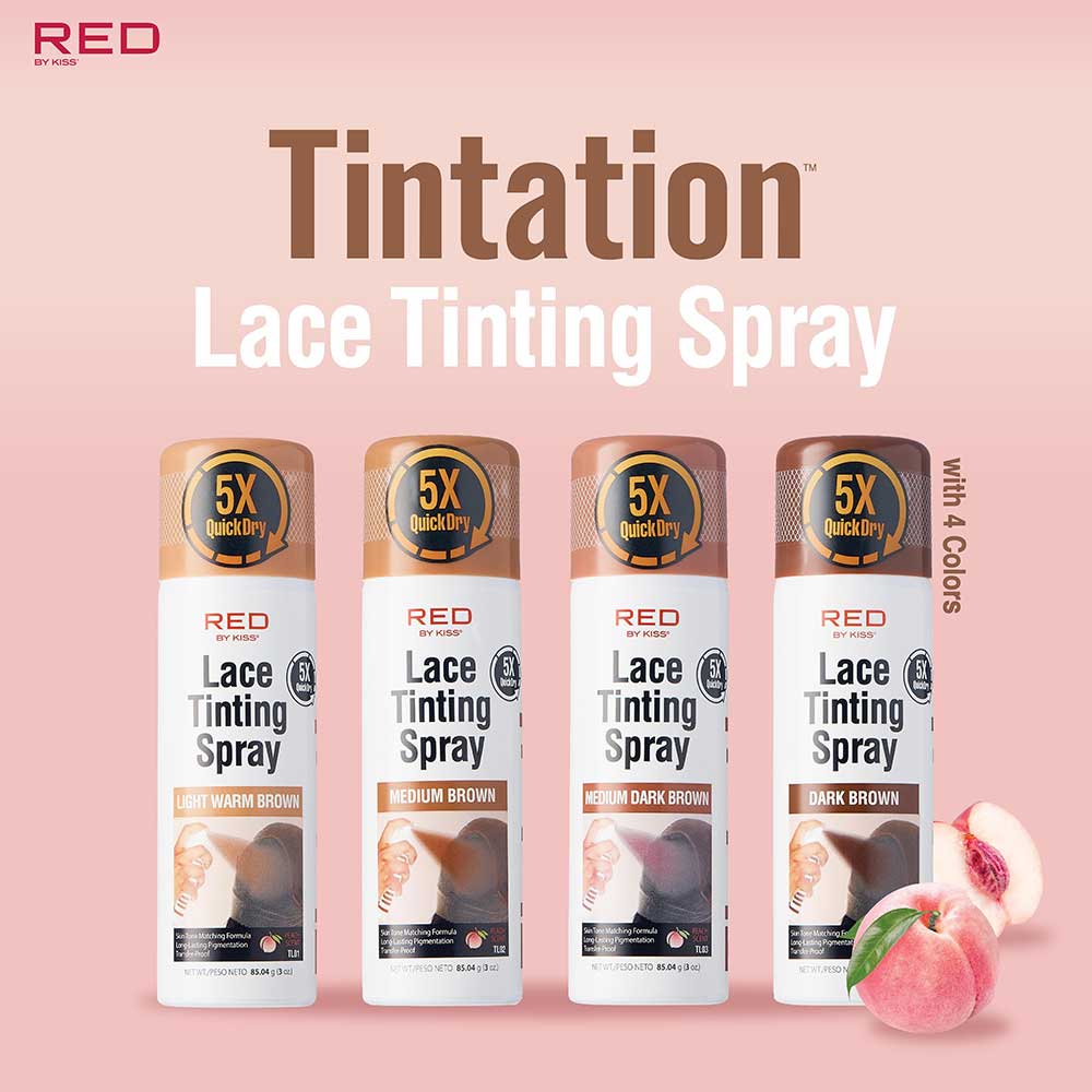 Red by Kiss Lace Tint Spray – 5X Quick Dry - Beauty Exchange Beauty Supply