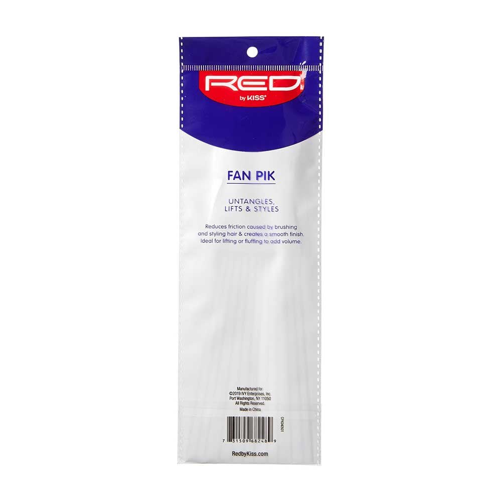 Red by Kiss Large Fan Pik Comb – CPK04 | Extra - Wide Pik for Maximum Volume on Natural, Curly & Coily Hair - Beauty Exchange Beauty Supply