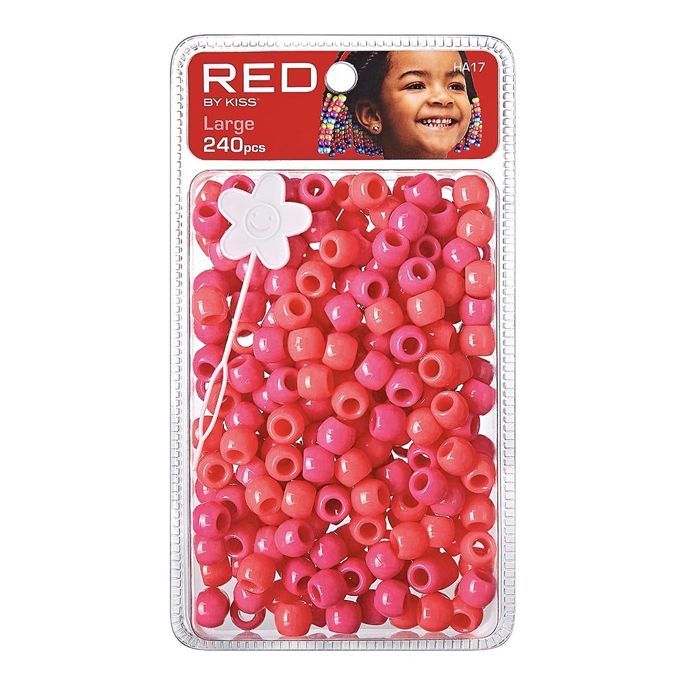 Red by Kiss Large Hair Beads 240pcs - Beauty Exchange Beauty Supply