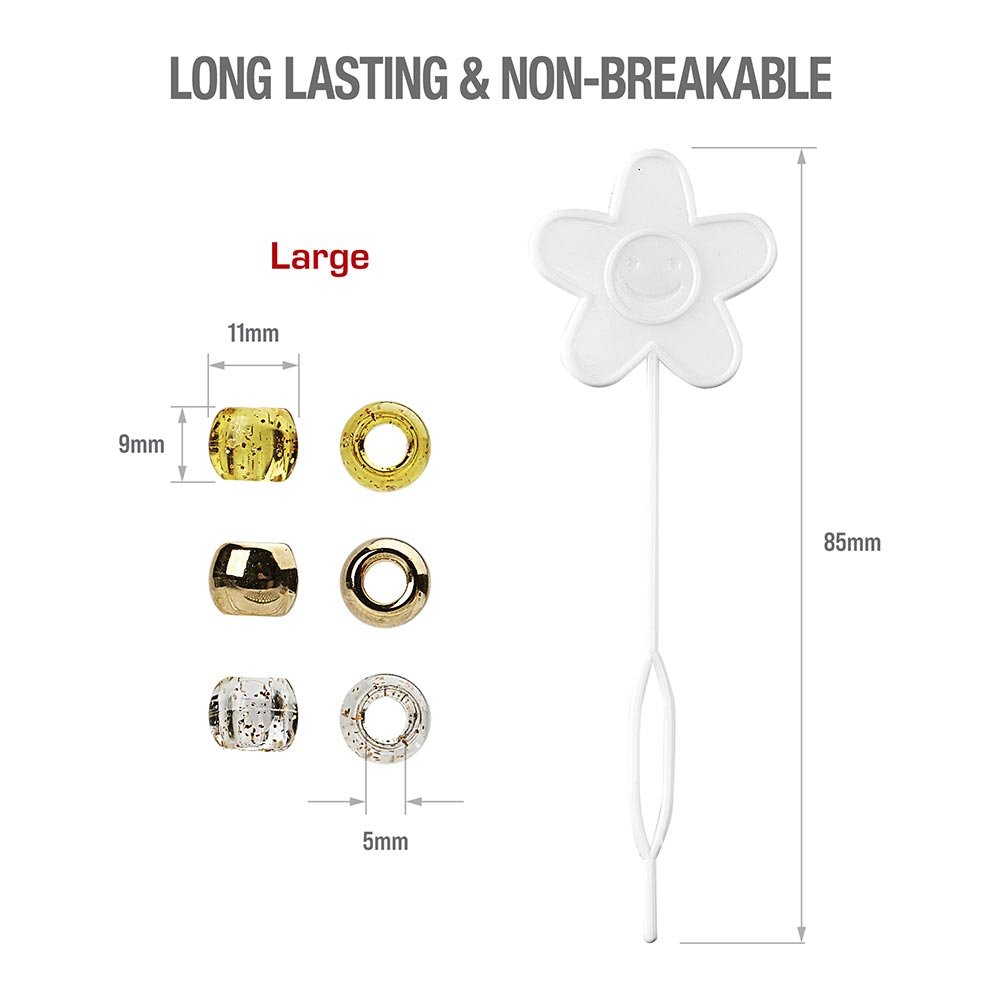 Red by Kiss Large Hair Beads 240pcs - Beauty Exchange Beauty Supply