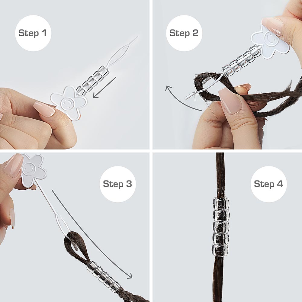 Red by Kiss Large Hair Beads 240pcs - Beauty Exchange Beauty Supply