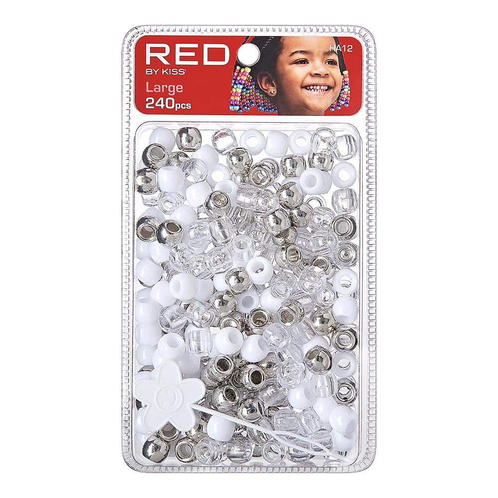 Red by Kiss Large Hair Beads 240pcs - Beauty Exchange Beauty Supply