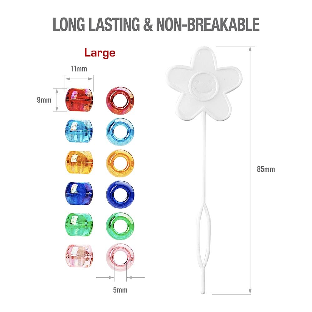 Red by Kiss Large Hair Beads 240pcs - Beauty Exchange Beauty Supply