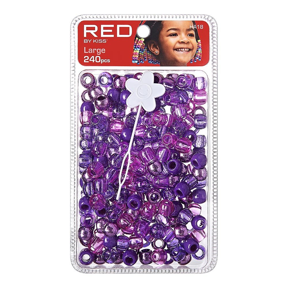 Red by Kiss Large Hair Beads 240pcs - Beauty Exchange Beauty Supply