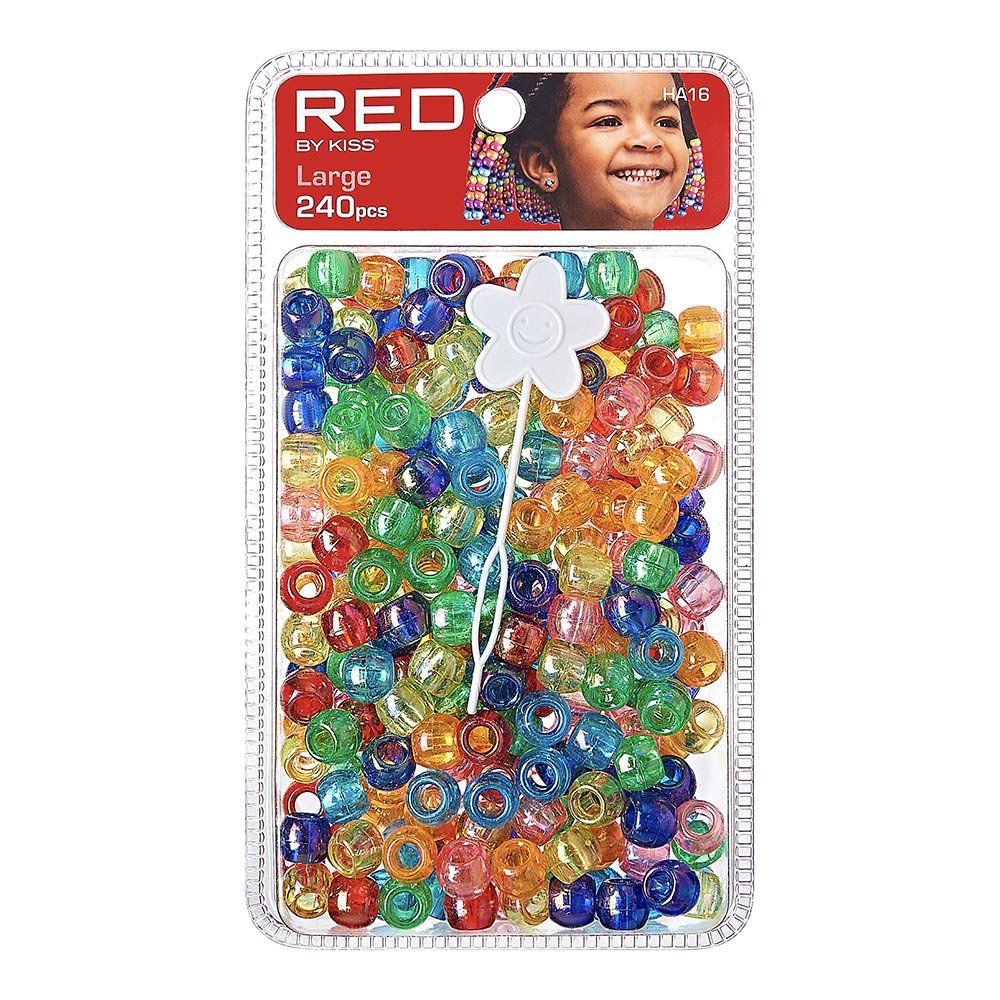 Red by Kiss Large Hair Beads 240pcs - Beauty Exchange Beauty Supply