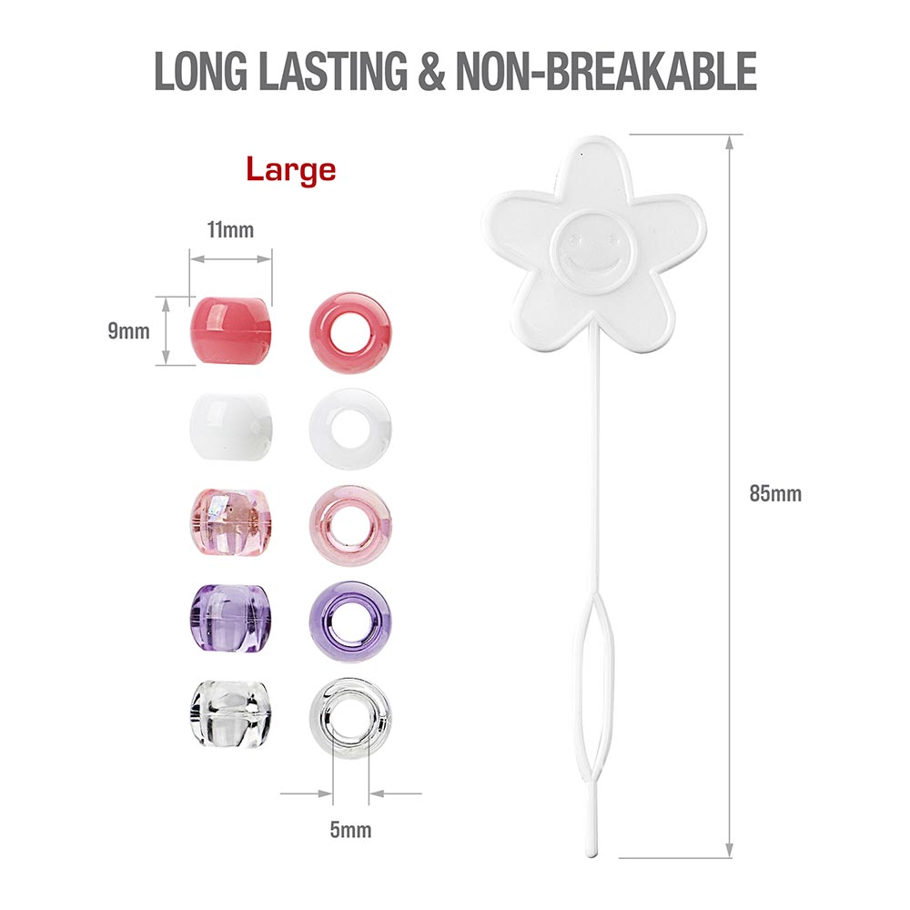 Red by Kiss Large Hair Beads 60pcs - Beauty Exchange Beauty Supply