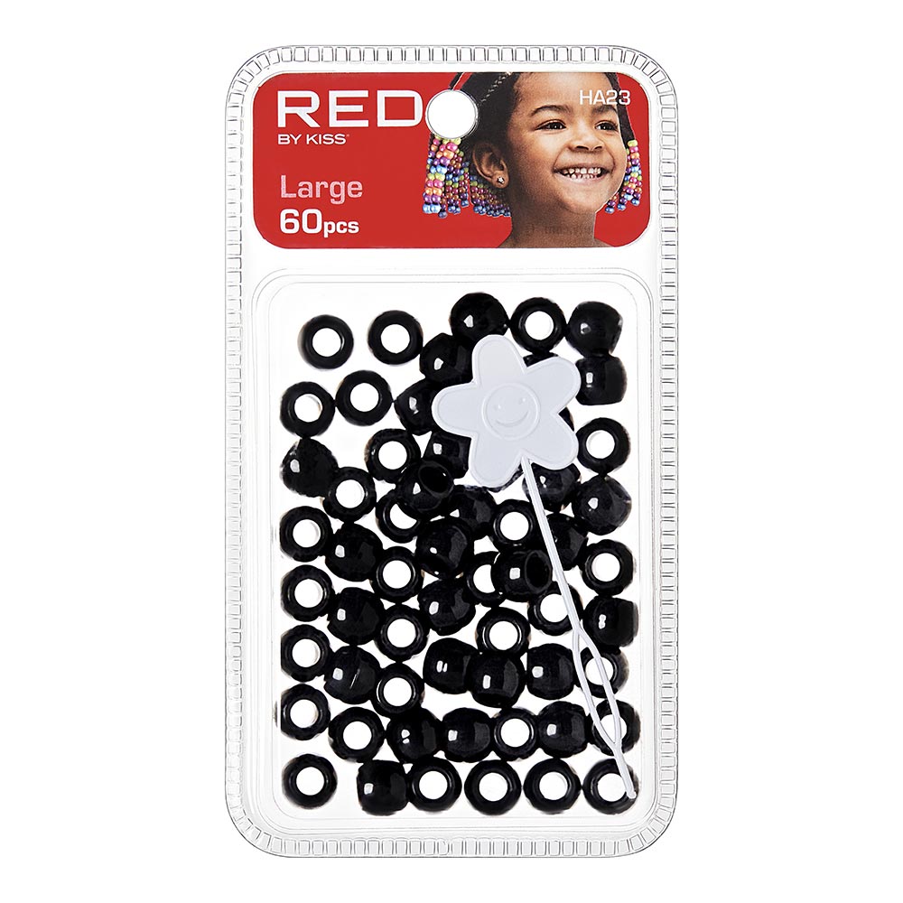 Red by Kiss Large Hair Beads 60pcs - Beauty Exchange Beauty Supply