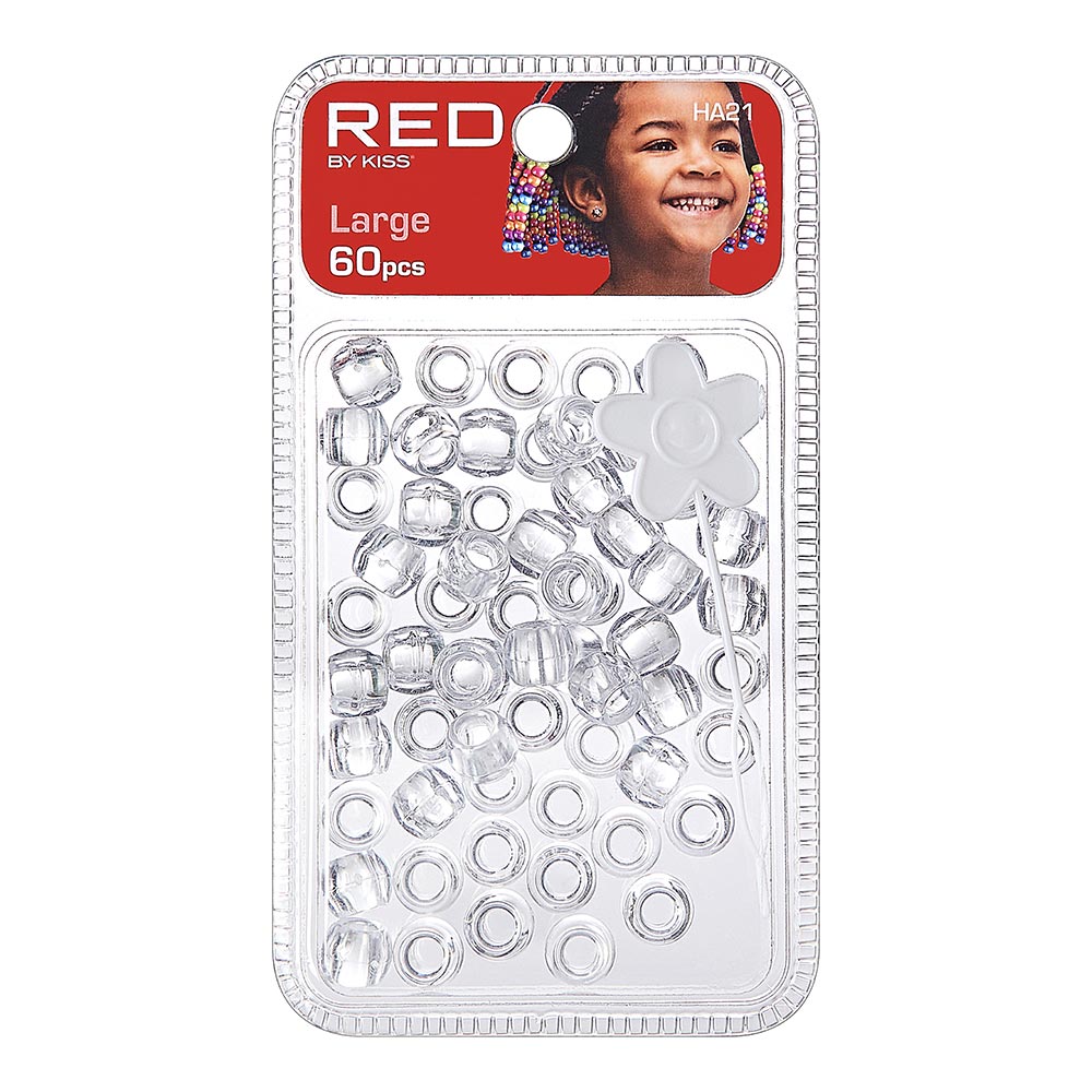 Red by Kiss Large Hair Beads 60pcs - Beauty Exchange Beauty Supply