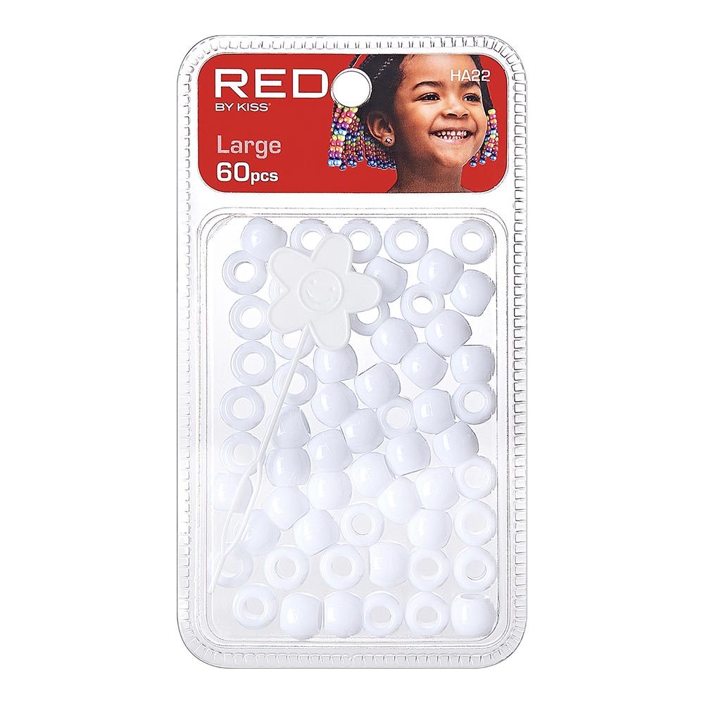 Red by Kiss Large Hair Beads 60pcs - Beauty Exchange Beauty Supply