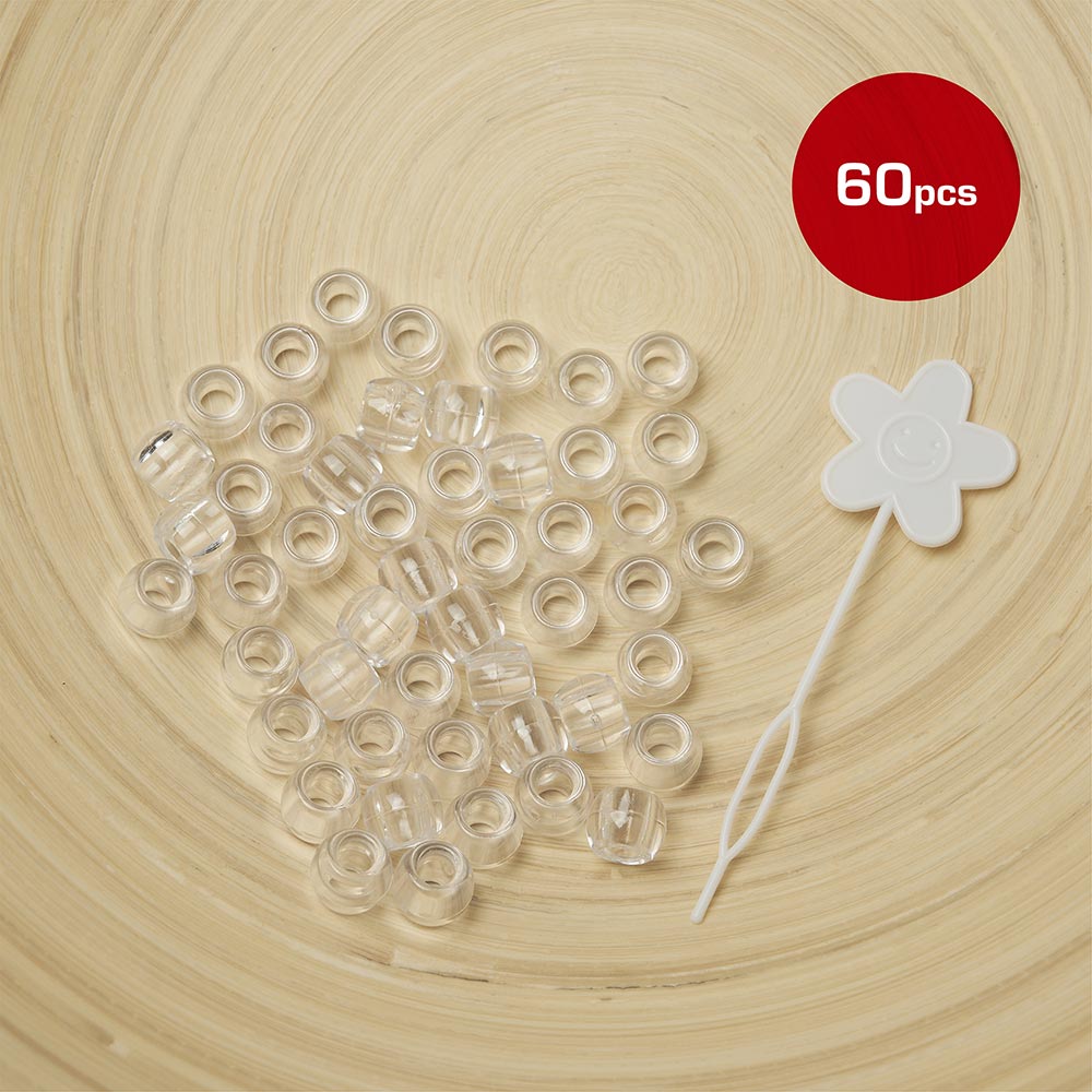 Red by Kiss Large Hair Beads 60pcs - Beauty Exchange Beauty Supply