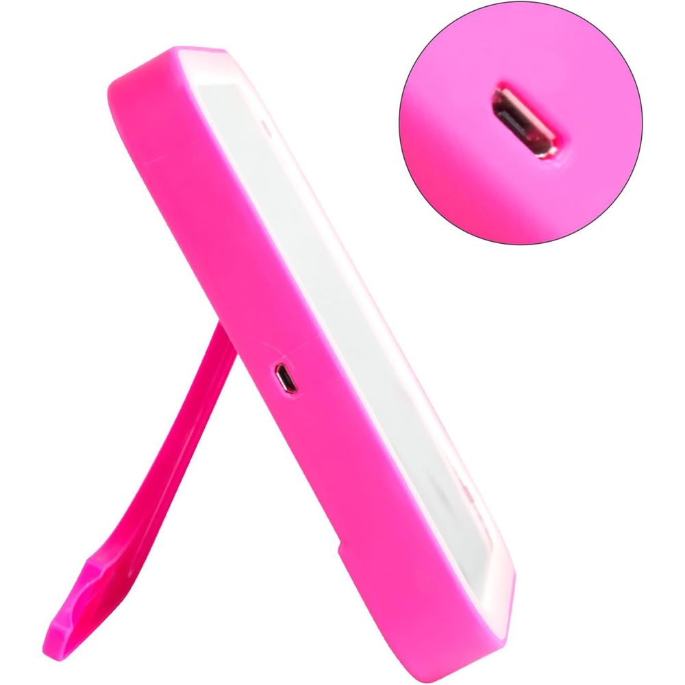 Red by Kiss LED Beauty Mirror – Bright, Adjustable Lighting for Makeup & Grooming - Beauty Exchange Beauty Supply