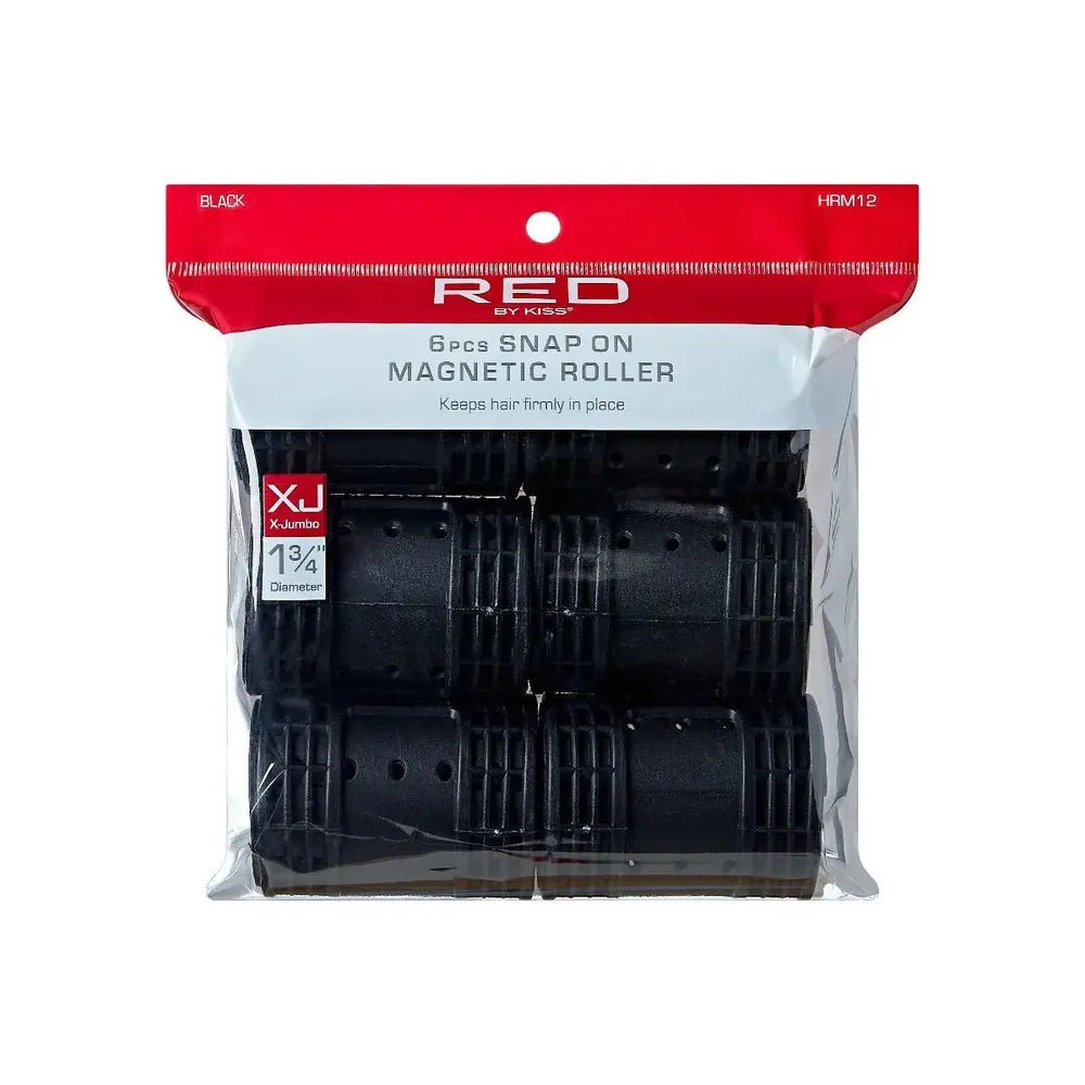 Red by Kiss Magnetic Rollers | HRM07–HRM12 | Smooth, Defined Curls Without Heat - Beauty Exchange Beauty Supply