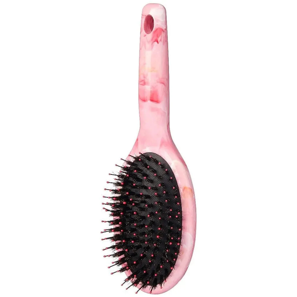 Red by Kiss Marblous Round Paddle Brush HH27 โ Style, Smooth & Volumize in One Stroke | Size: Full Round Paddle - Beauty Exchange Beauty Supply