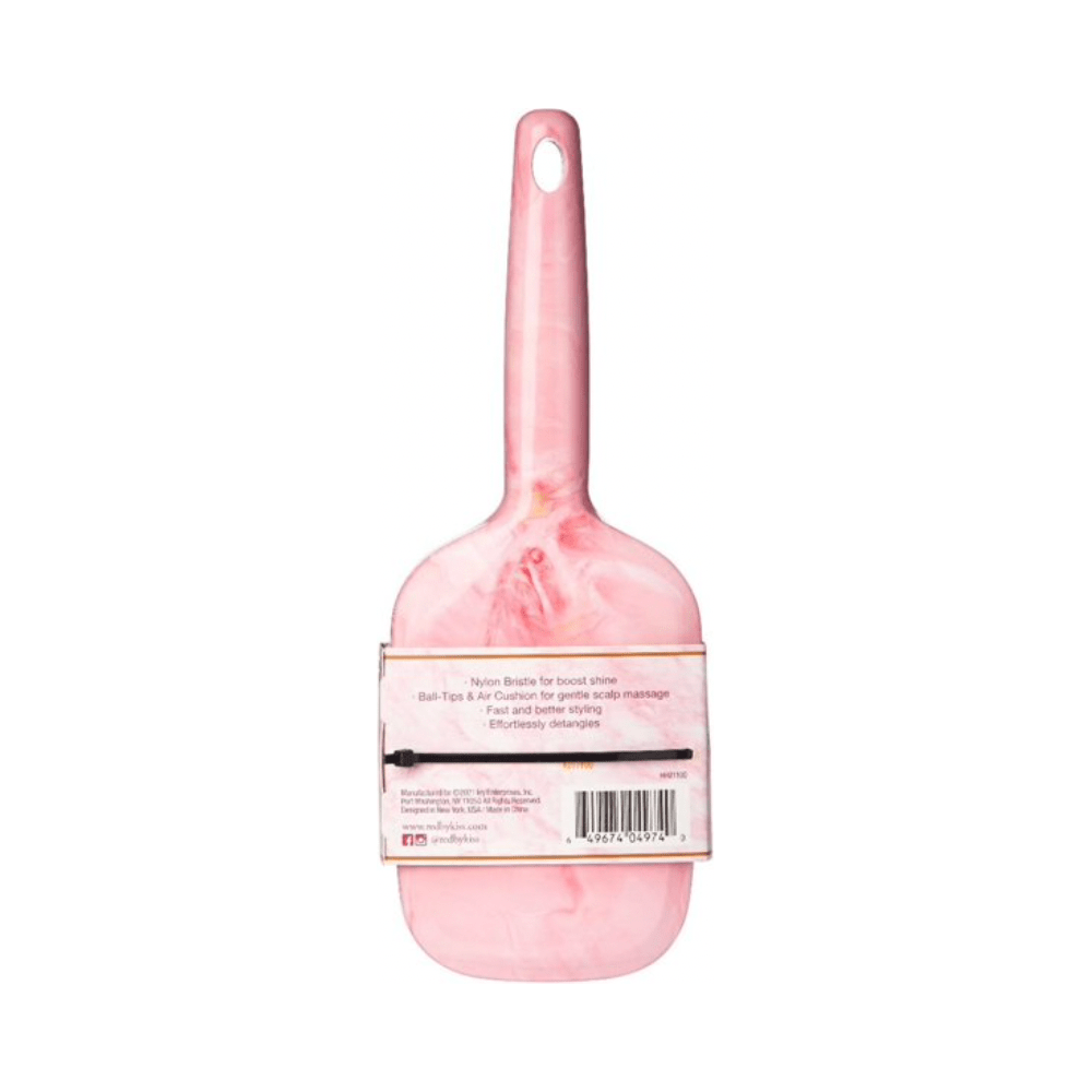 Red by Kiss Marblous Square Paddle Brush HH21 – Sleek Styling with Marble Glam | Size: Full - Size Square Paddle - Beauty Exchange Beauty Supply