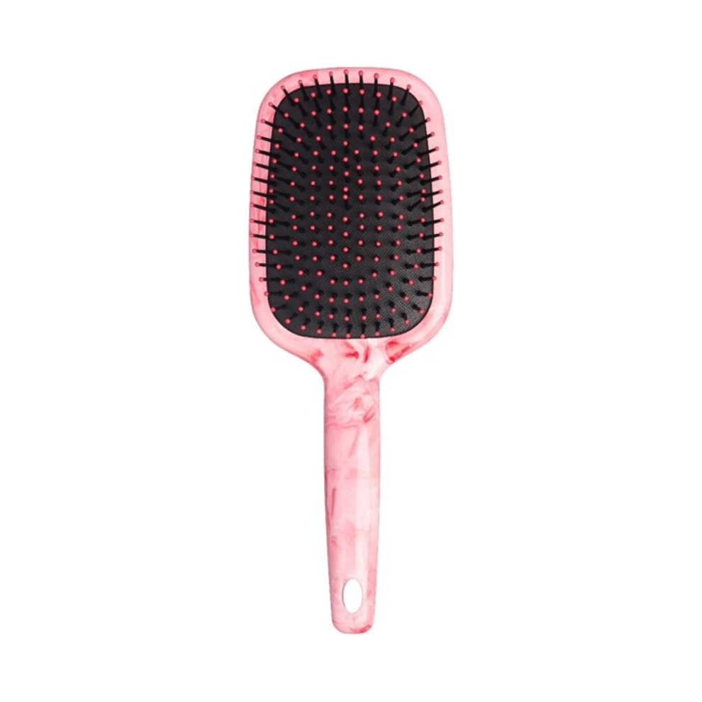 Red by Kiss Marblous Square Paddle Brush HH21 – Sleek Styling with Marble Glam | Size: Full - Size Square Paddle - Beauty Exchange Beauty Supply