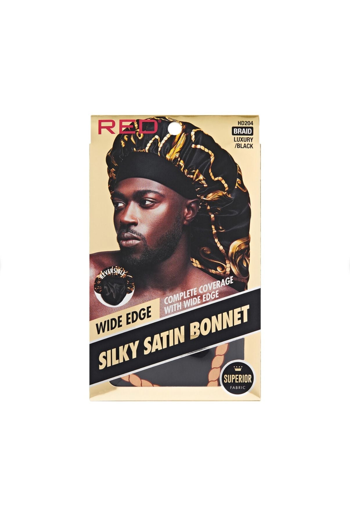 Red By Kiss Men’s Silky Satin Bonnet - Beauty Exchange Beauty Supply